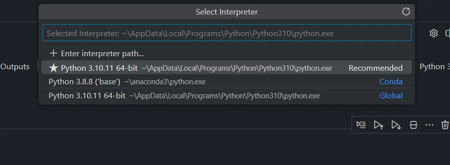 Python interpreter